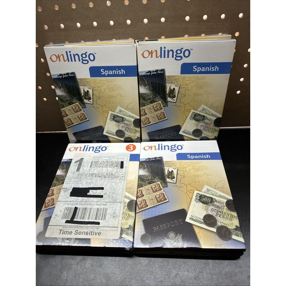 Onlingo Spanish CD Set Levels 1 Thru 4 (12 CDs)